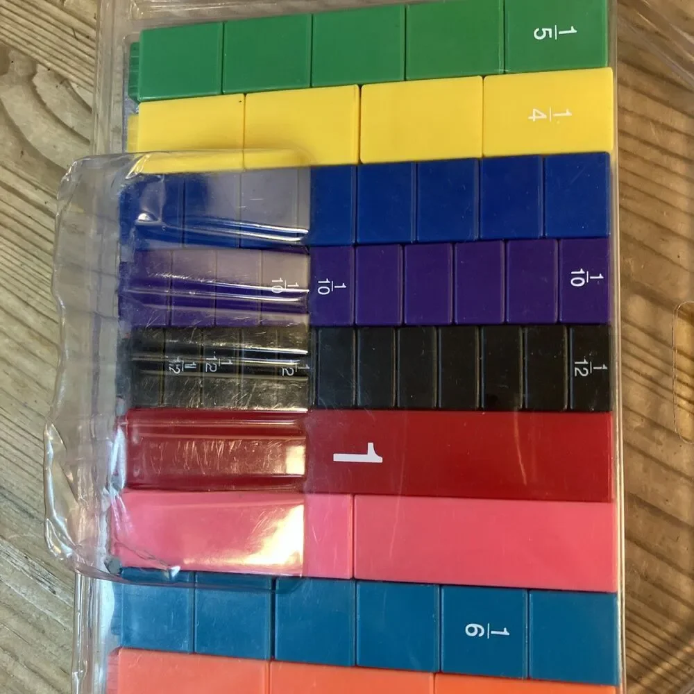 Learning Resources Fraction Tower Math Equivalency Cubes Manipulative Teacher